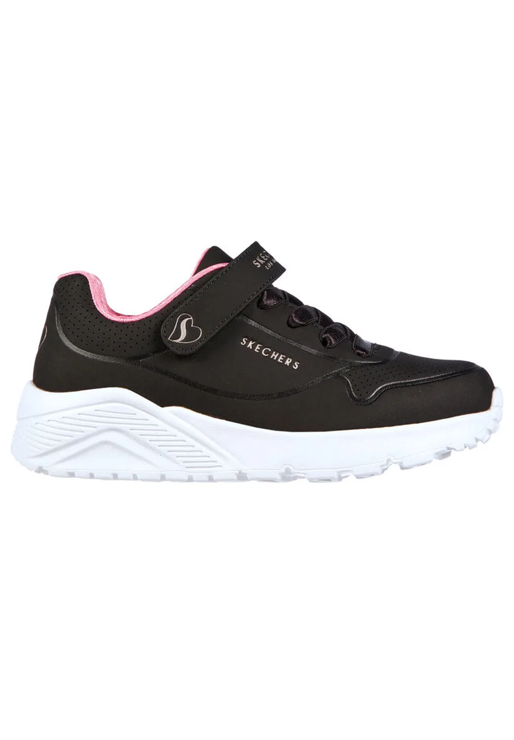 Детские кроссовки с липучкой UNO LITE Skechers, Schwarz