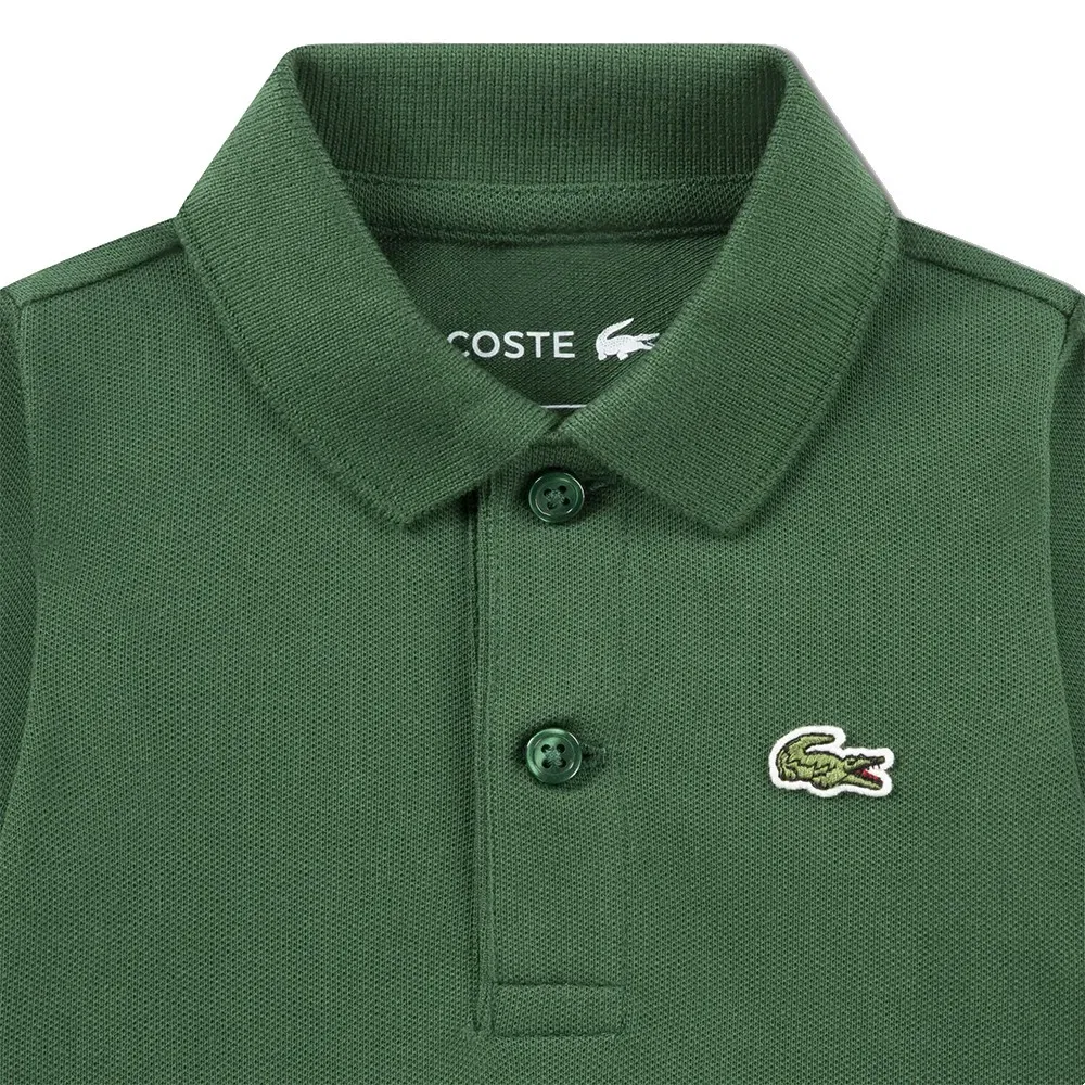 Боди с длинным рукавом Lacoste Kids 547338, зеленый — фото 3