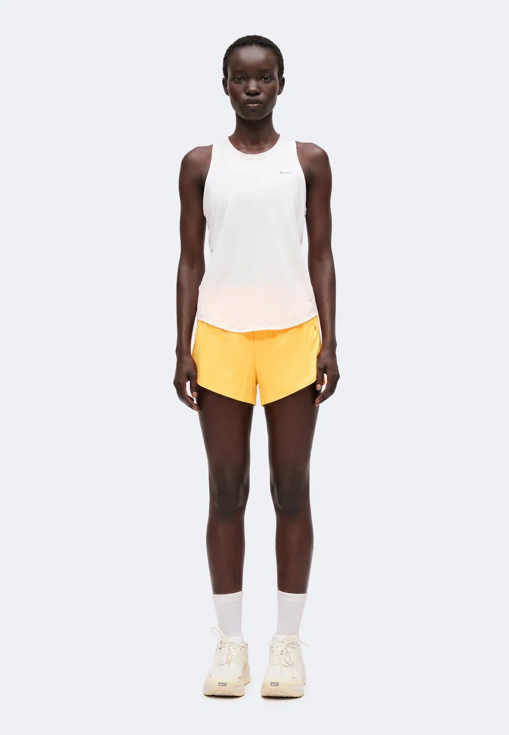 W nk swift df tank stndrd - top Nike Performance, Sail — фото 2