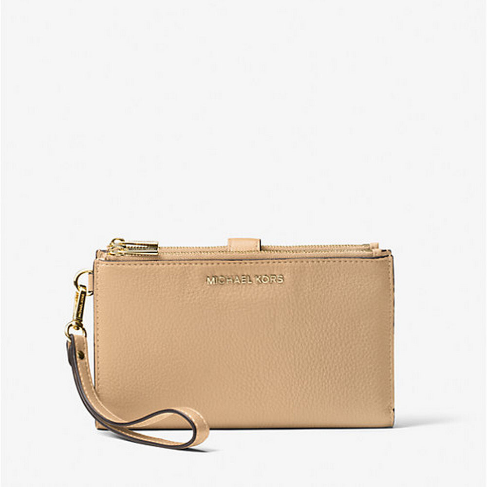 

Кошелек Michael Michael Kors Adele Leather Smartphone, бежевый