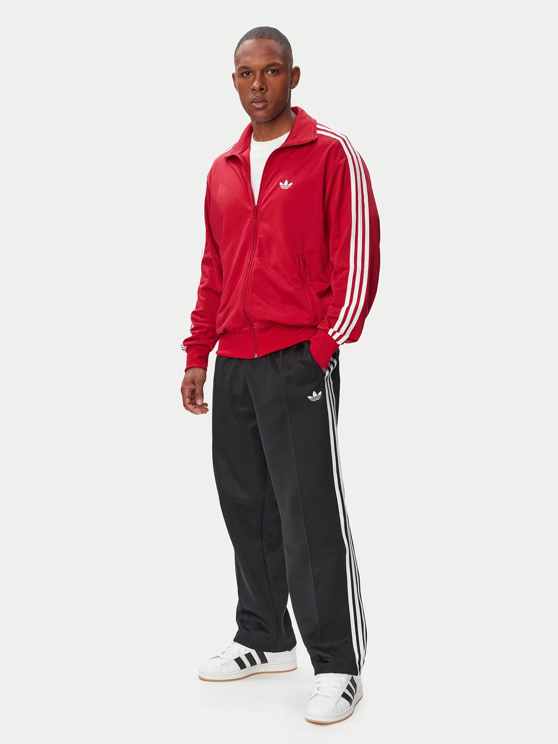 Мужская толстовка стандартного кроя Firebird Adidas, красный — фото 2