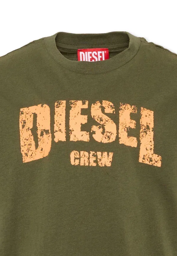 Футболка унисекс - футболка с принтом Diesel, зеленый — фото 3