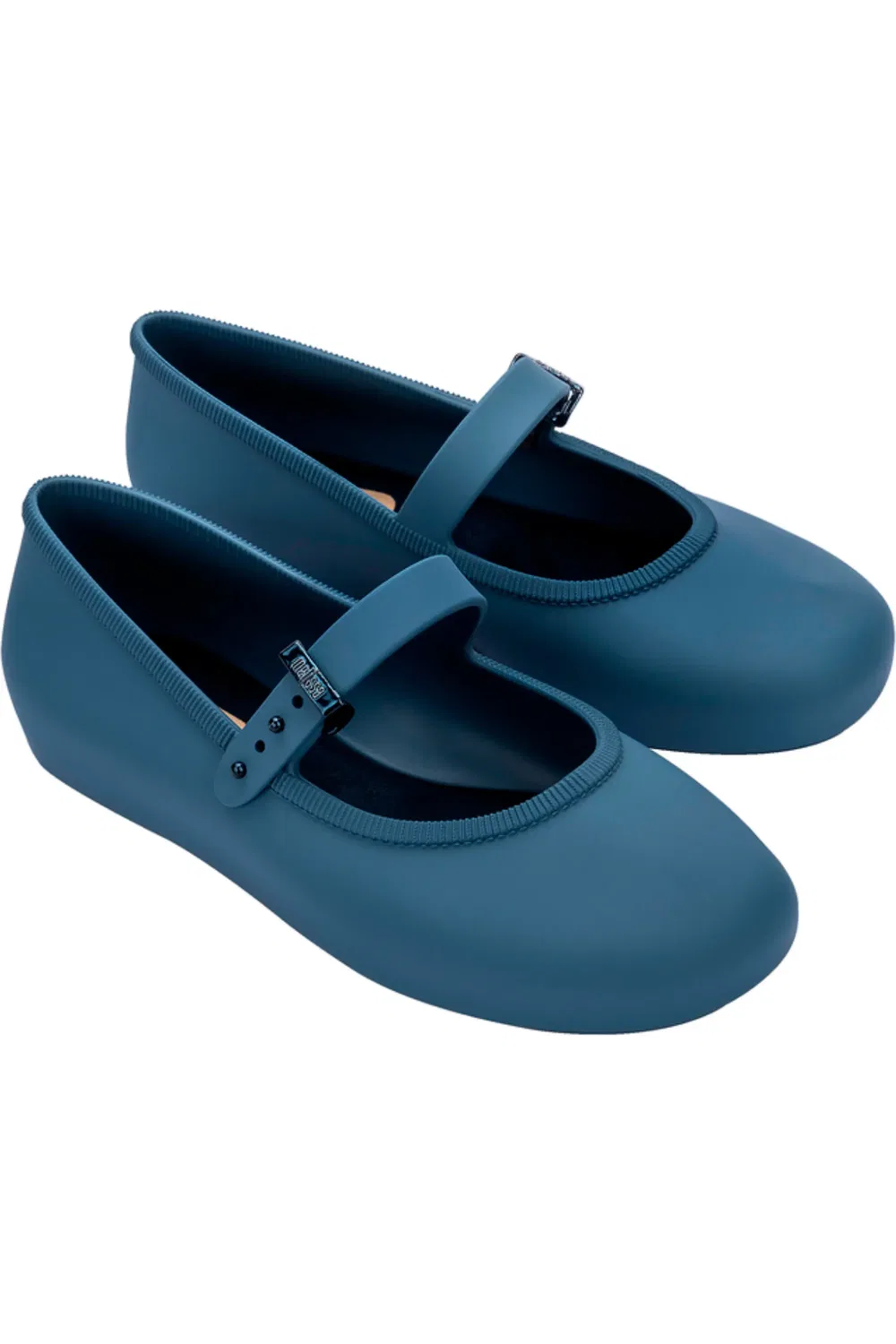Детские балетки водонепроницаемые с регулируемым ремешком Mini Melissa, синий