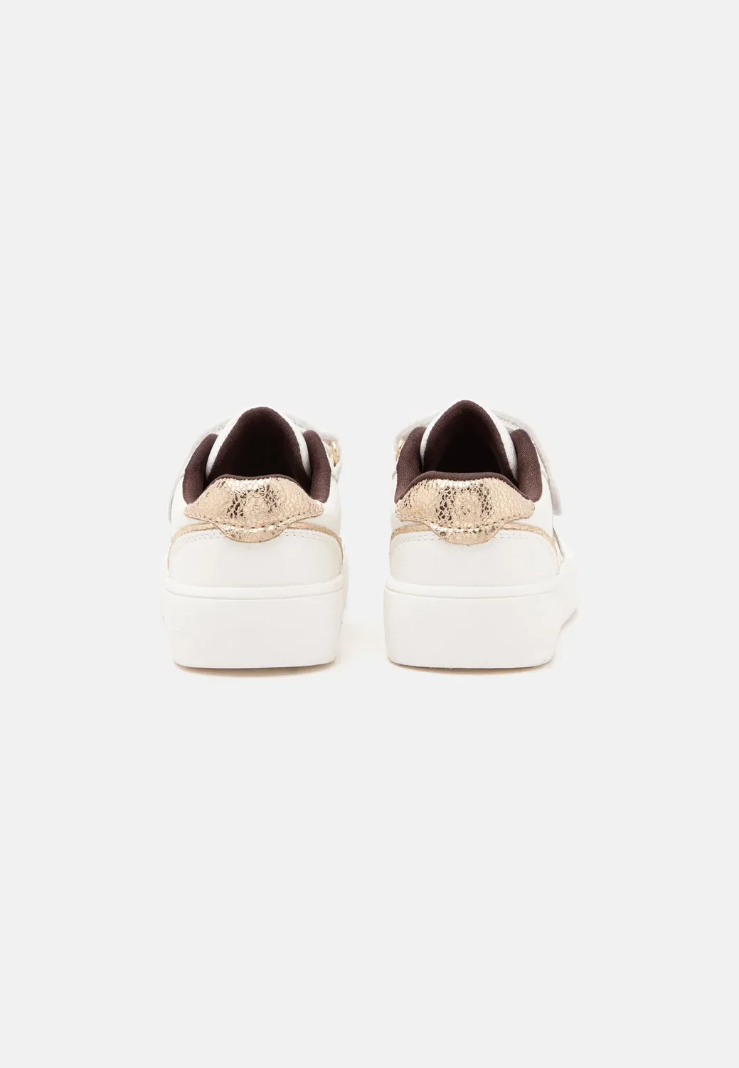 Детские кроссовки Jem Clarke Michael Kors Kids, White/Brown — фото 3
