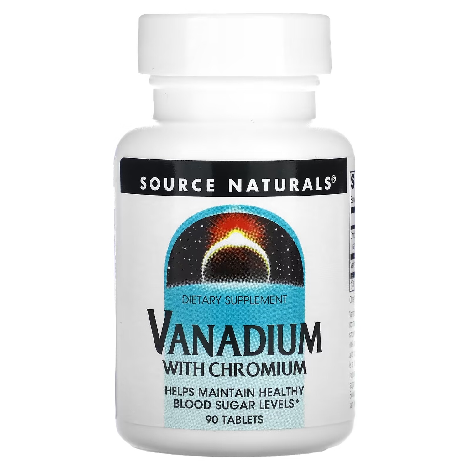 

Source Naturals ванадий с хромом, 90 таблеток