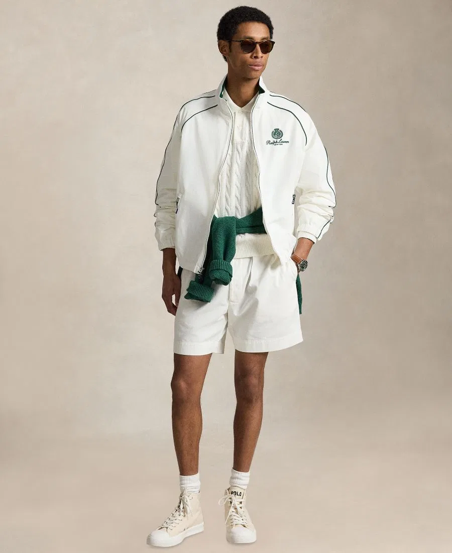 Мужская куртка с длинным рукавом Oakfort Faille Polo Ralph Lauren, Paper White — фото 2