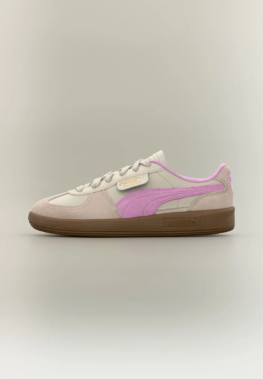 Детские туфли Palermo jr унисекс Puma, Silver-Coloured Fog/Mauve Glow