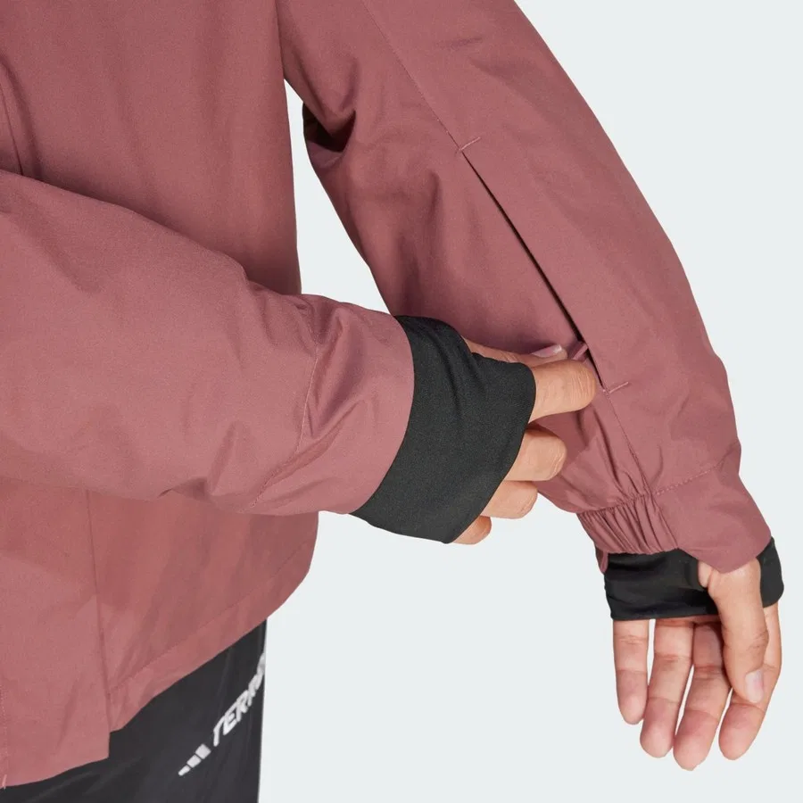 Женская утепленная куртка с принтом Terrex Multi 2l Rain.Rdy Insulated Jacket adidas, Bodro — фото 4