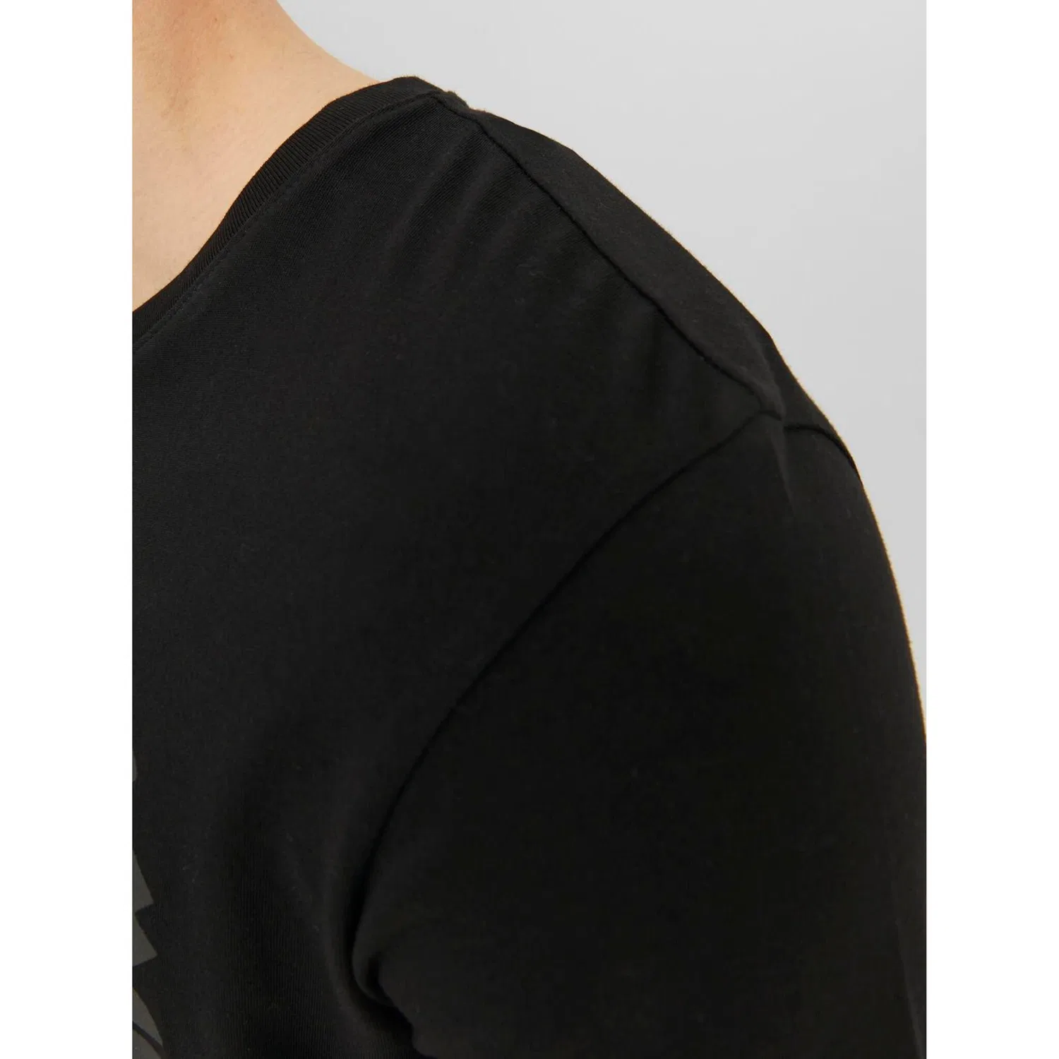 Детская хлопковая джерси футболка с принтом Jack & Jones, Black — фото 3