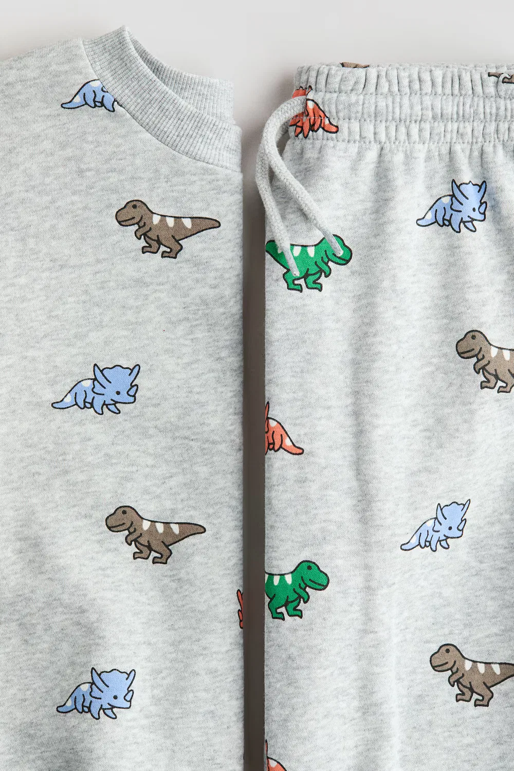 Комплект из двух толстовок с принтом H&M, Hellgrau/Dinosaurier — фото 2