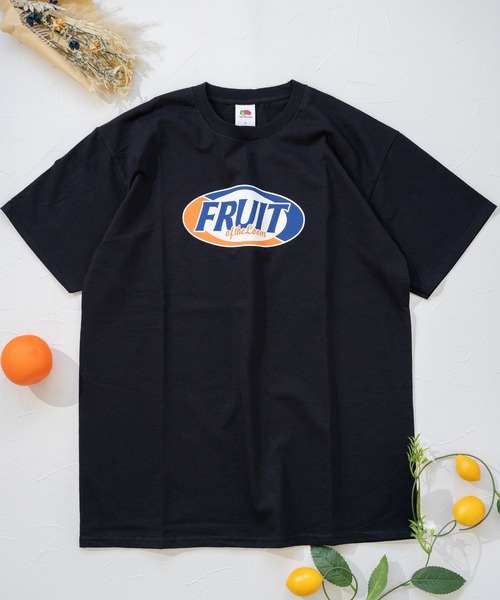 

Футболка с принтом, унисекс, короткий рукав FRUIT OF THE LOOM, черный