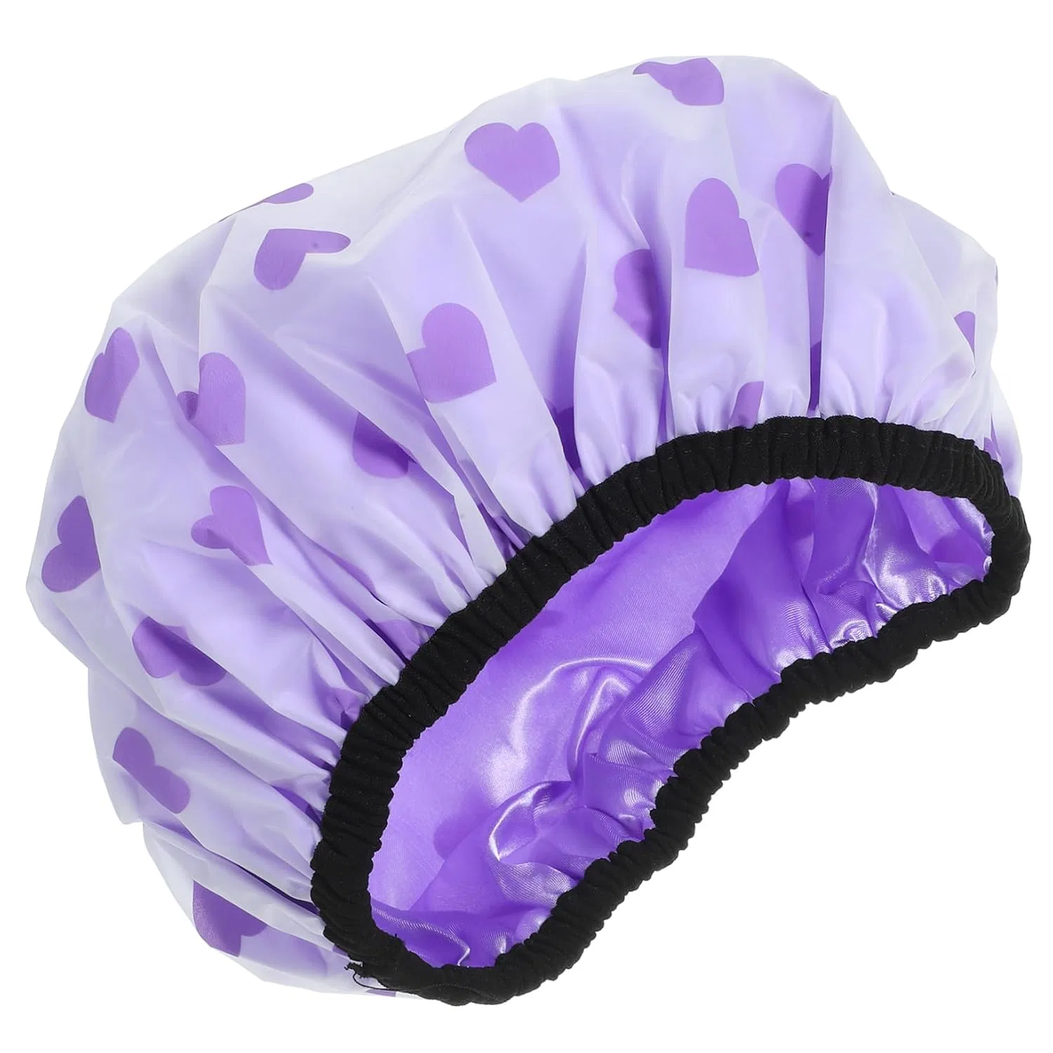 Шапочка для душа NIYANGLE, 28x27x1 cm, Purple