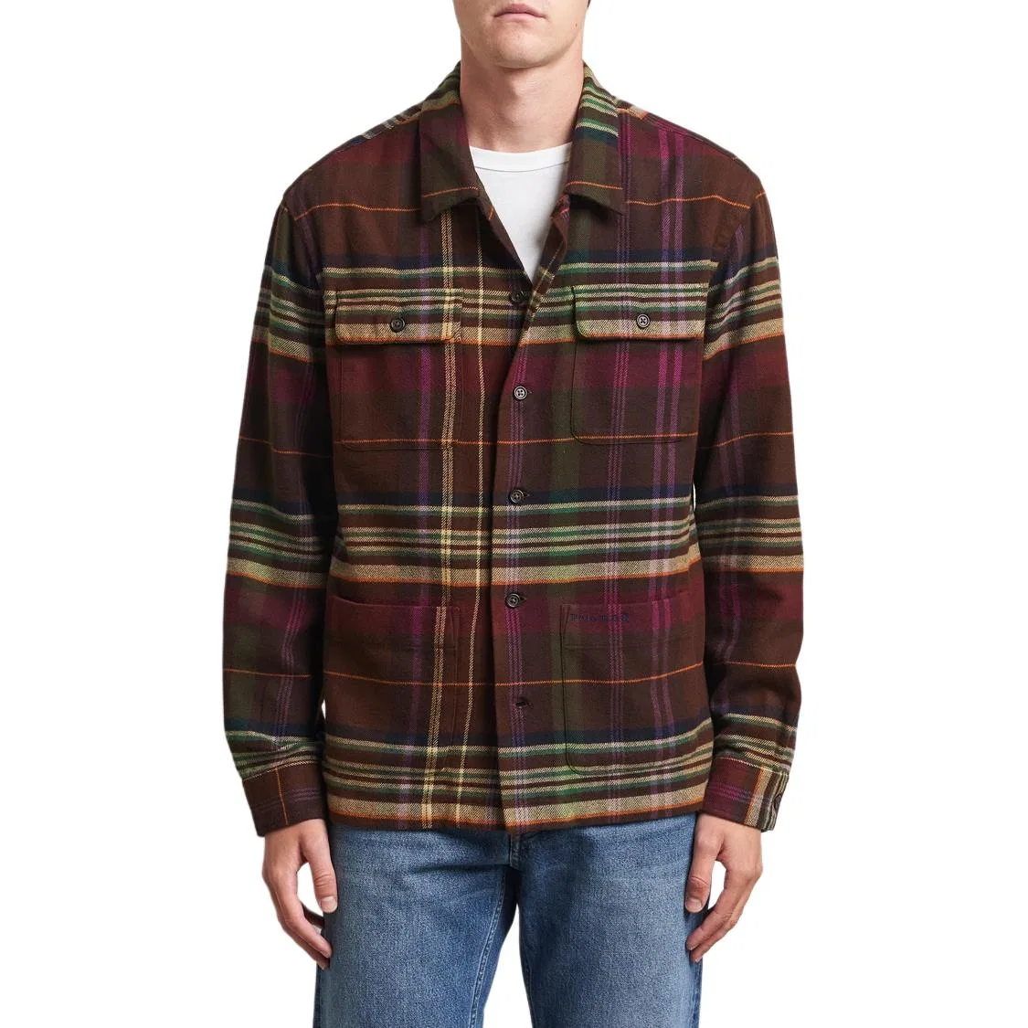 Мужская рубашка с принтом в клетку Polo Ralph Lauren, Multicolor — фото 4
