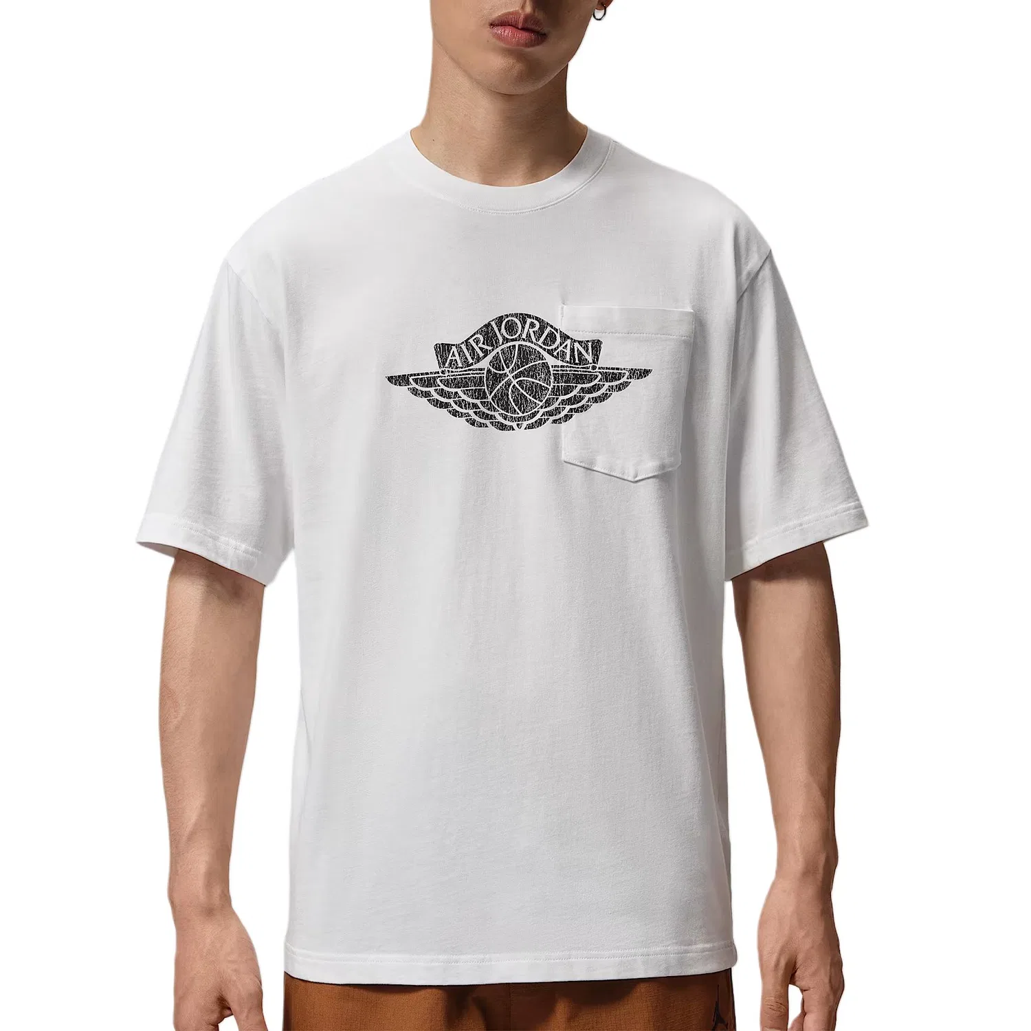 Футболка с круглым вырезом Flight Essentials, Jordan, White/Black