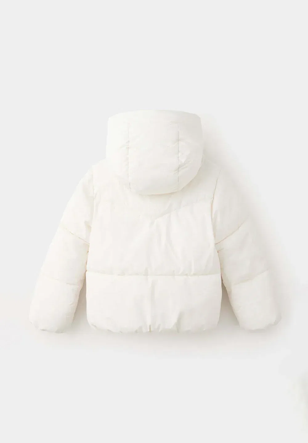 Детская зимняя куртка Mango Kids, White — фото 2