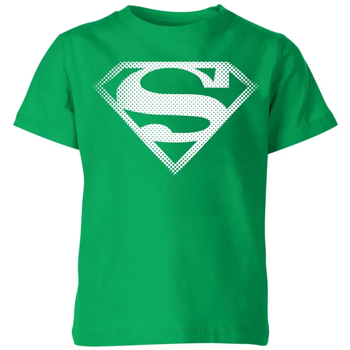 Детская футболка с принтом Superman Spot Logo Zavvi, Green