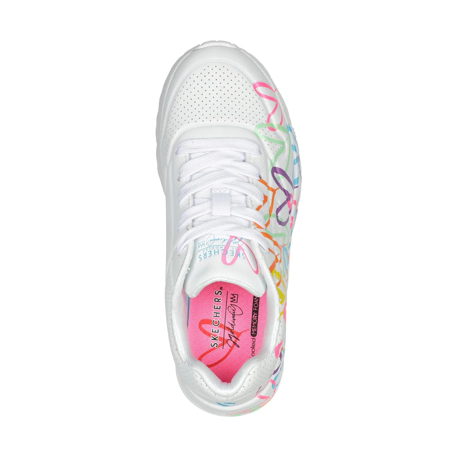 Детские кроссовки для мальчиков 314064L-WMN Skechers, Weiss — фото 4