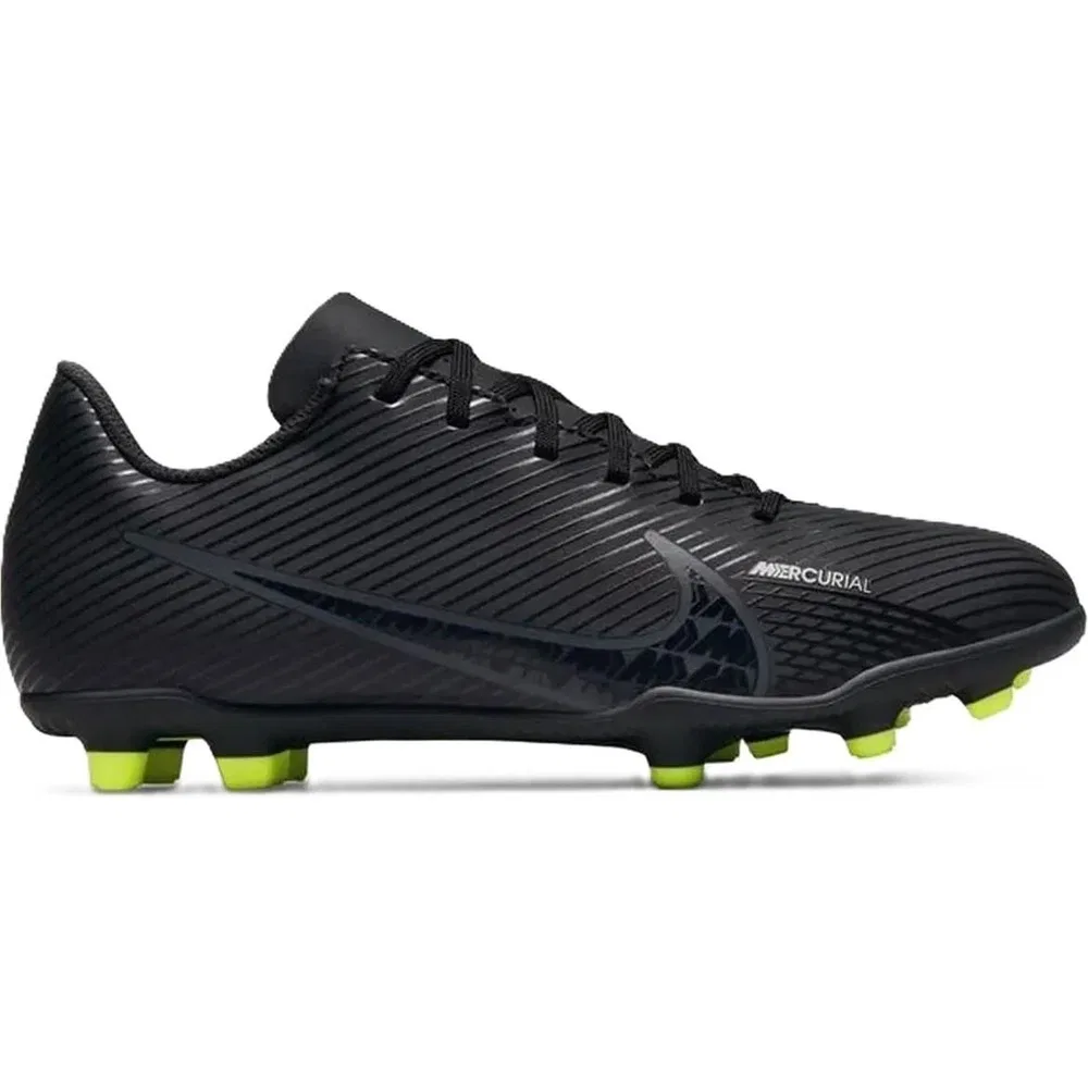 Детские футбольные бутсы с шипами Mercurial Vapor 15 Club FG/MG Black Nike