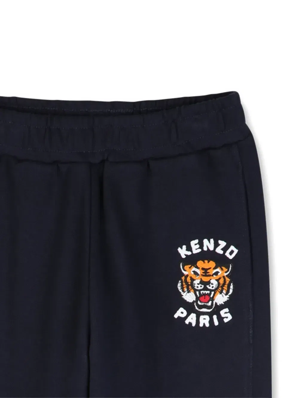 Спортивные штаны с тигровым мивом Kenzo Kids, черный — фото 3