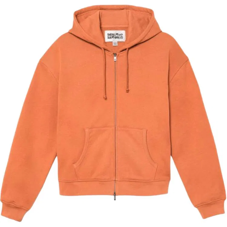 Мужская толстовка с капюшоном и принтом Bad Bunny Orange ZARA, Orange