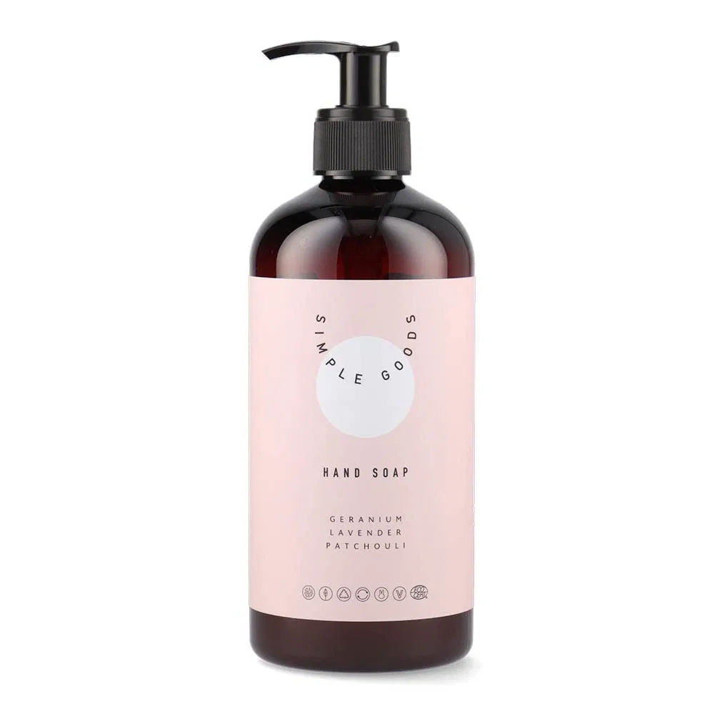 Жидкое мыло Geranium Lavender Patchouli Simple Goods, 5 x 500 мл