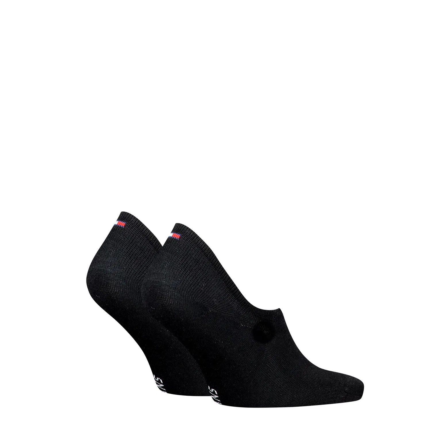 Мужские носки-следы с флаг-логотипом Tommy Hilfiger, Black — фото 2