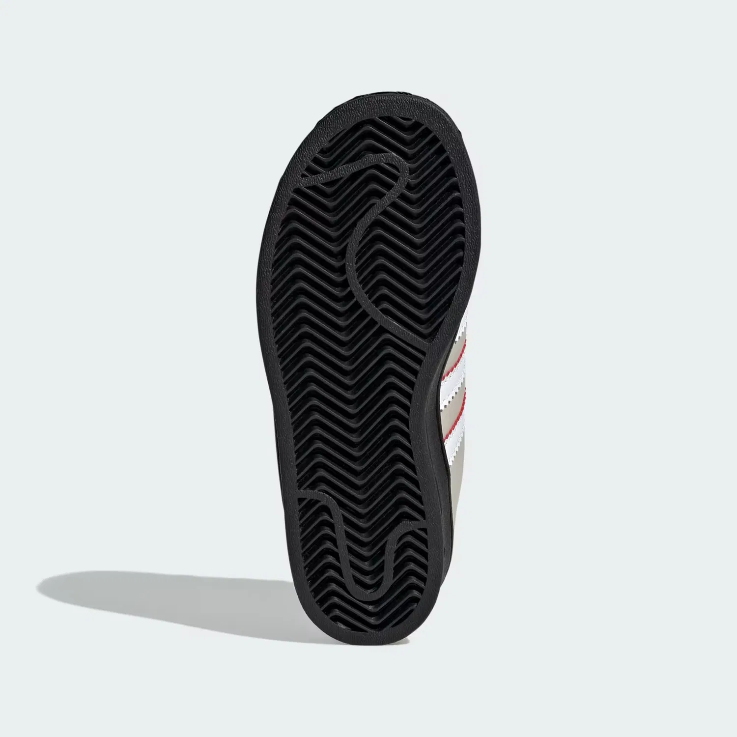 Детские кроссовки со светодиодной подсветкой Superstar LED Lights Adidas Originals, бежевый/белый — фото 4