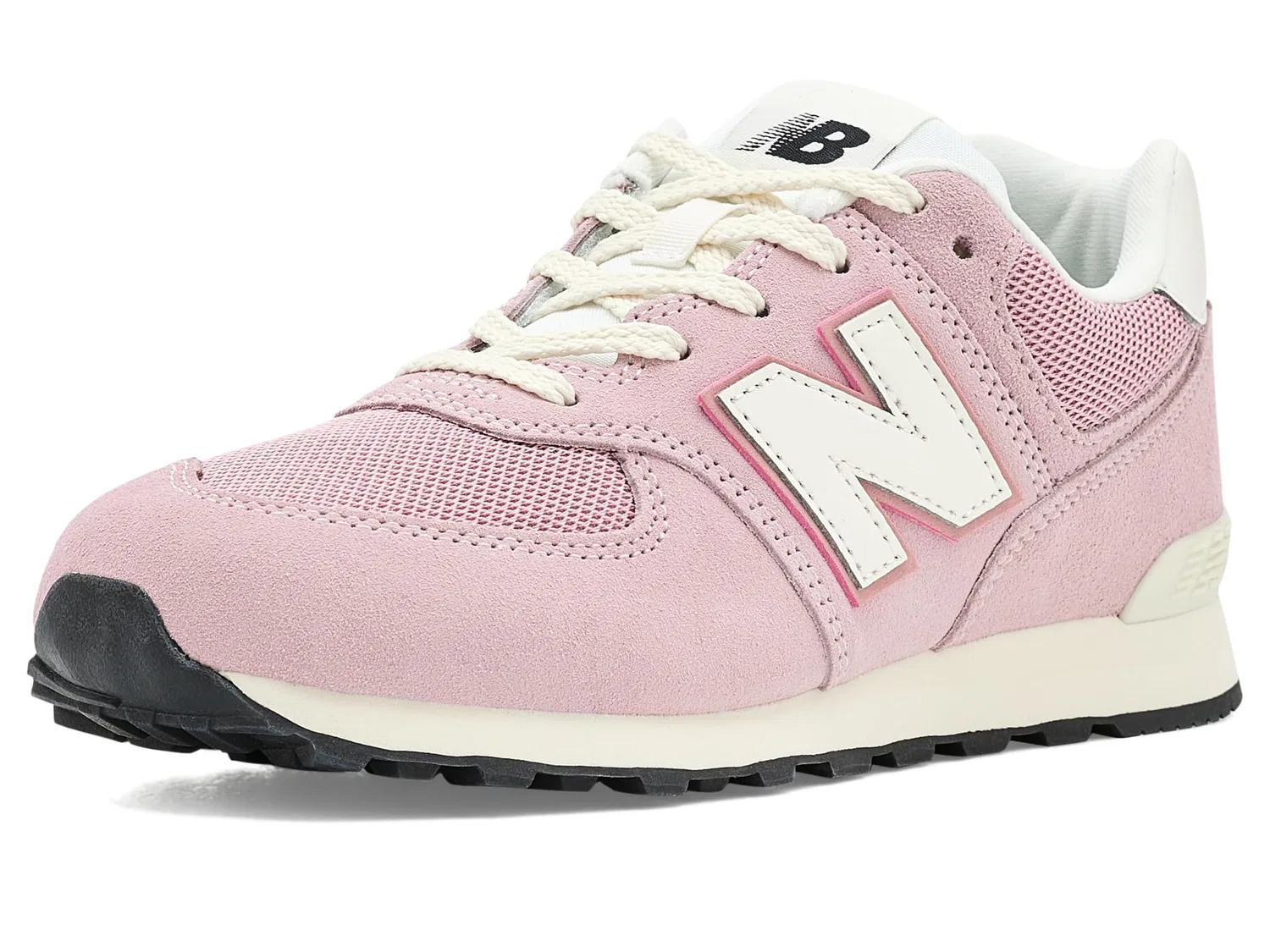 Кроссовки 574 Lace (для больших детей) New Balance Kids, Pink Chalk/Sea Salt — фото 2