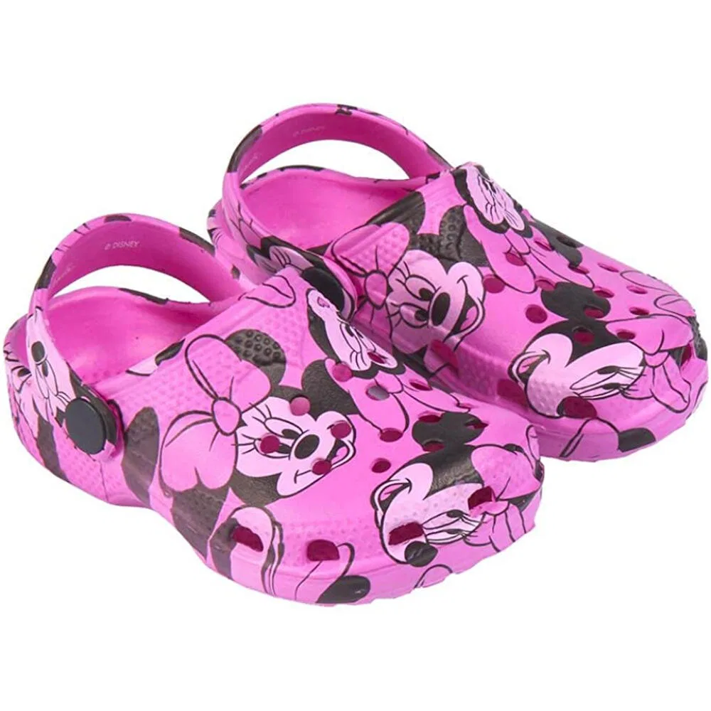 Детские сандалии с принтом Minnie Mouse Mini Mouse, Fuchsienrosa