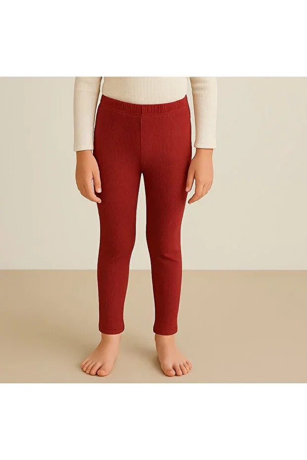 Детские леггинсы для девочек хлопковые Basics Kaphone, Red