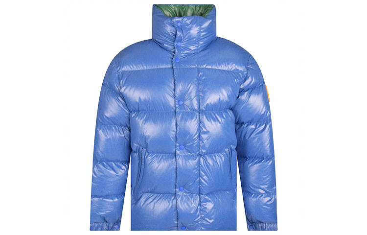

Пуховик мужской синий Moncler