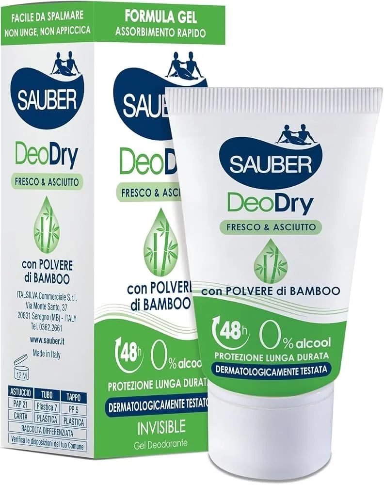 Дезодорант-гель DeoDry Beni Culinari, набор 6 шт. по 25 мл с брелоком
