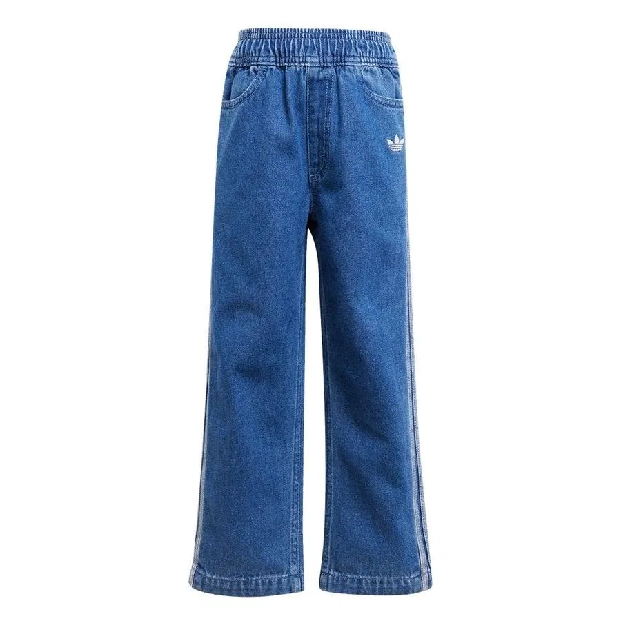 Детский спортивный комплект из денима с моделью Denim Set JC7871 adidas, Синий — фото 3