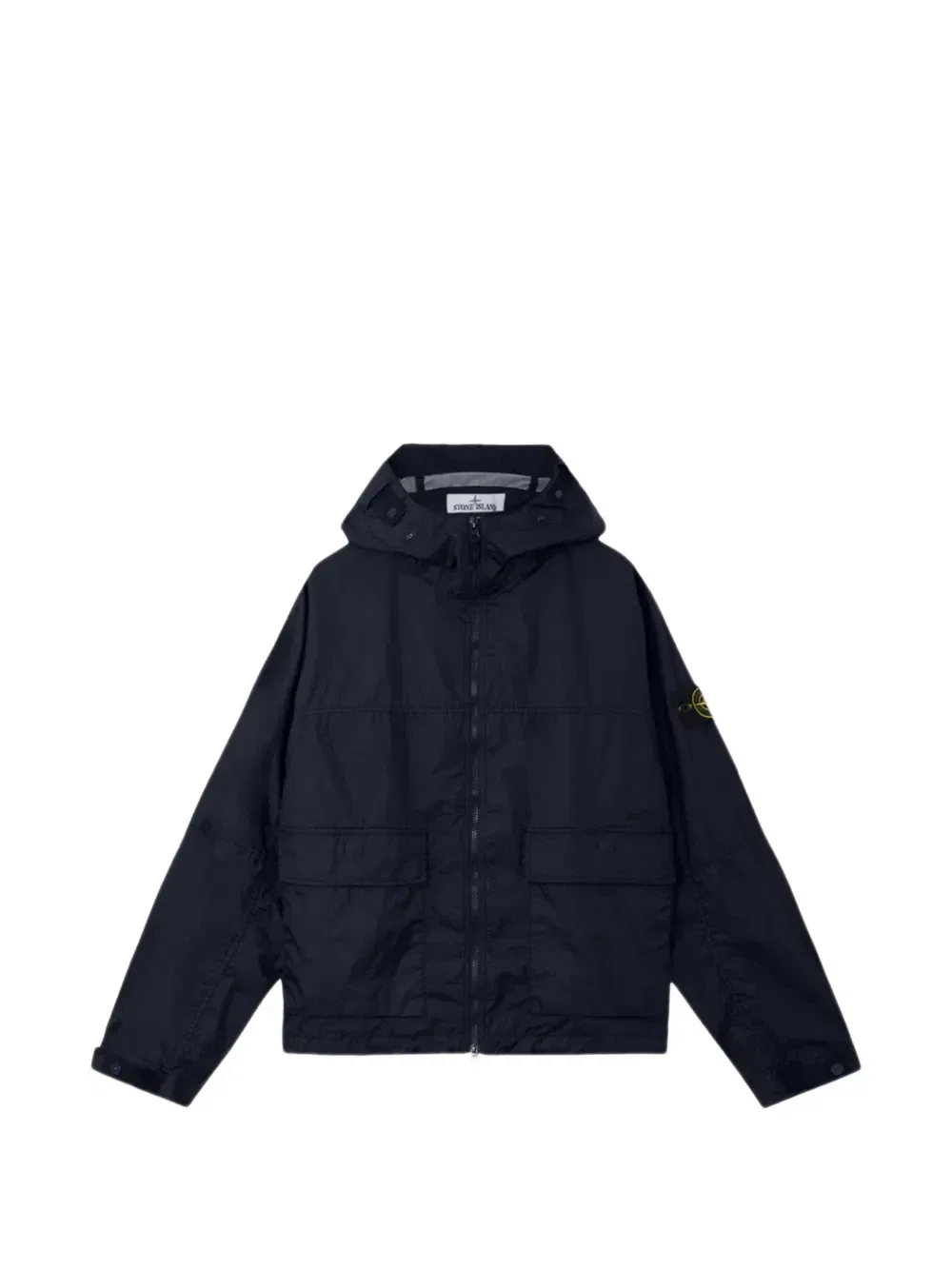 Куртка с капюшоном с нашивкой-логотипом Stone Island, синий