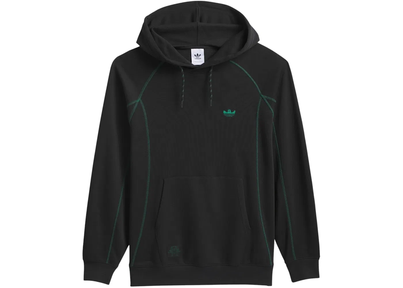 Мужская джерси с длинным рукавом Adidas, Black Dark Green