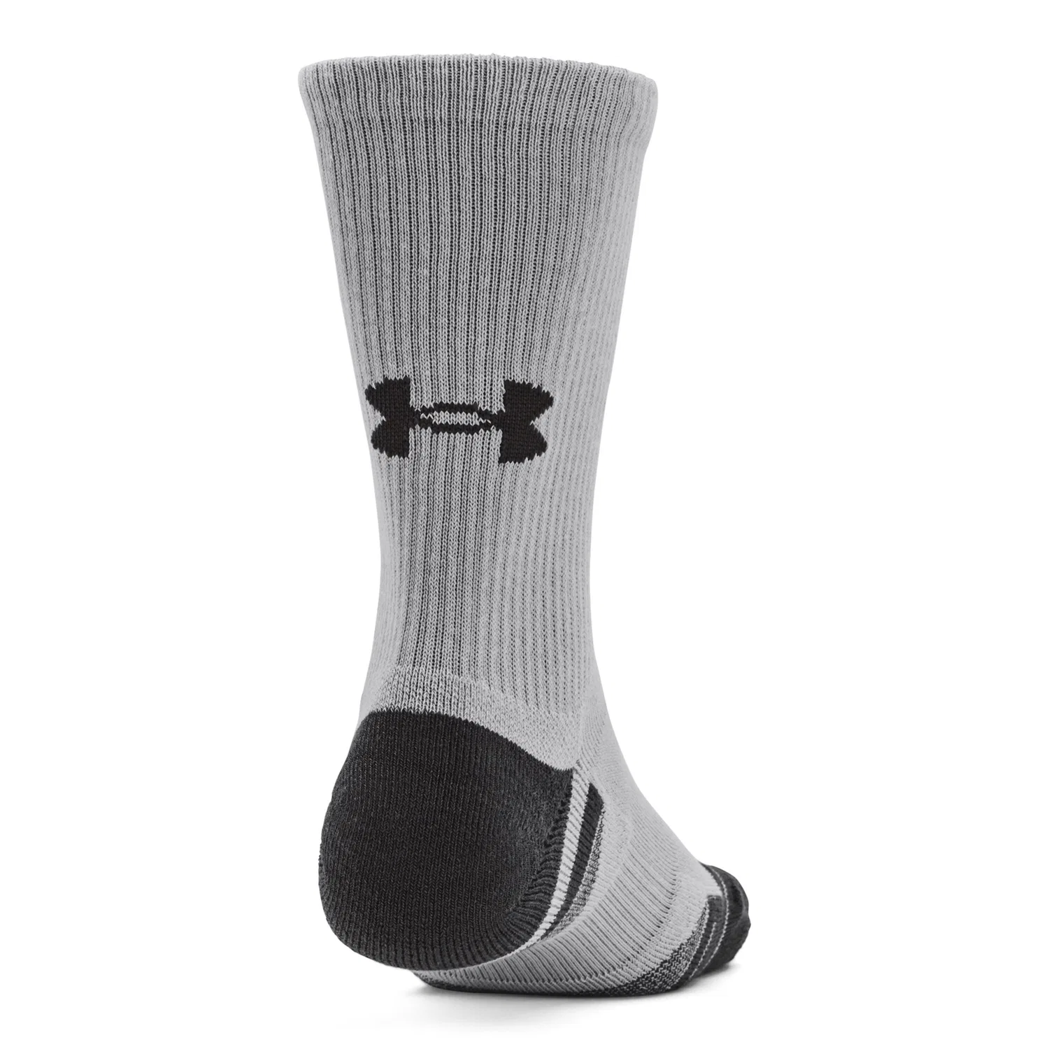 Детские спортивные носки-гольфы Performance Tech Crew Under Armour, Grau / Schwarz — фото 3