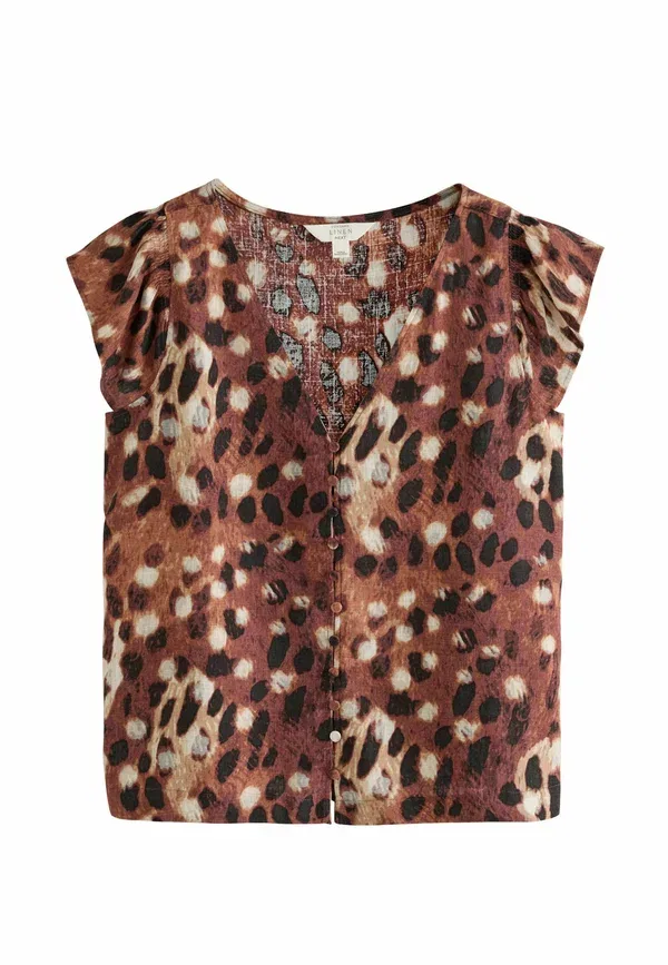 Блуза с животным принтом Blouse Next, deer print