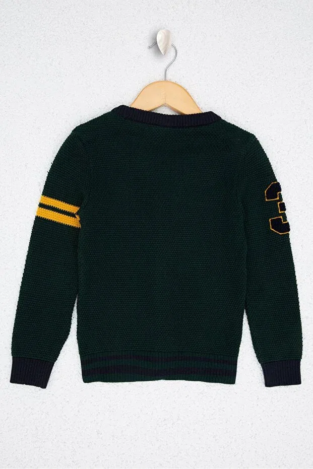 Детский кардиган с длинным рукавом U.S. Polo Assn., Green — фото 2