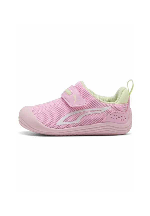 Кроссовки с липучками Puma, белый/розовый