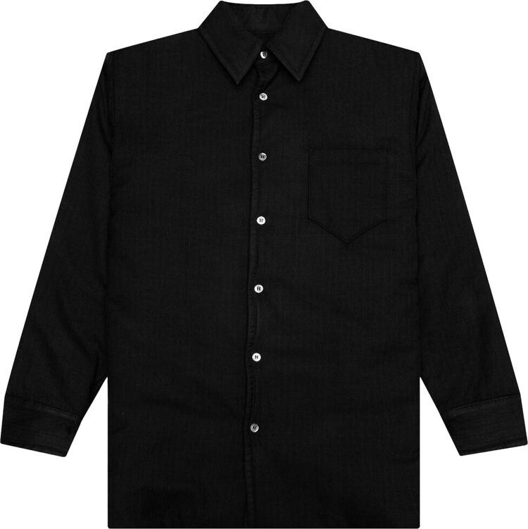 

Рубашка Maison Margiela Long-Sleeve Shirt 'Black', черный