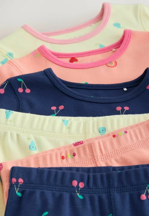 Комплект пижам из 3 штук, хлопок, Polyester, Next, multi, мультиколор — фото 3