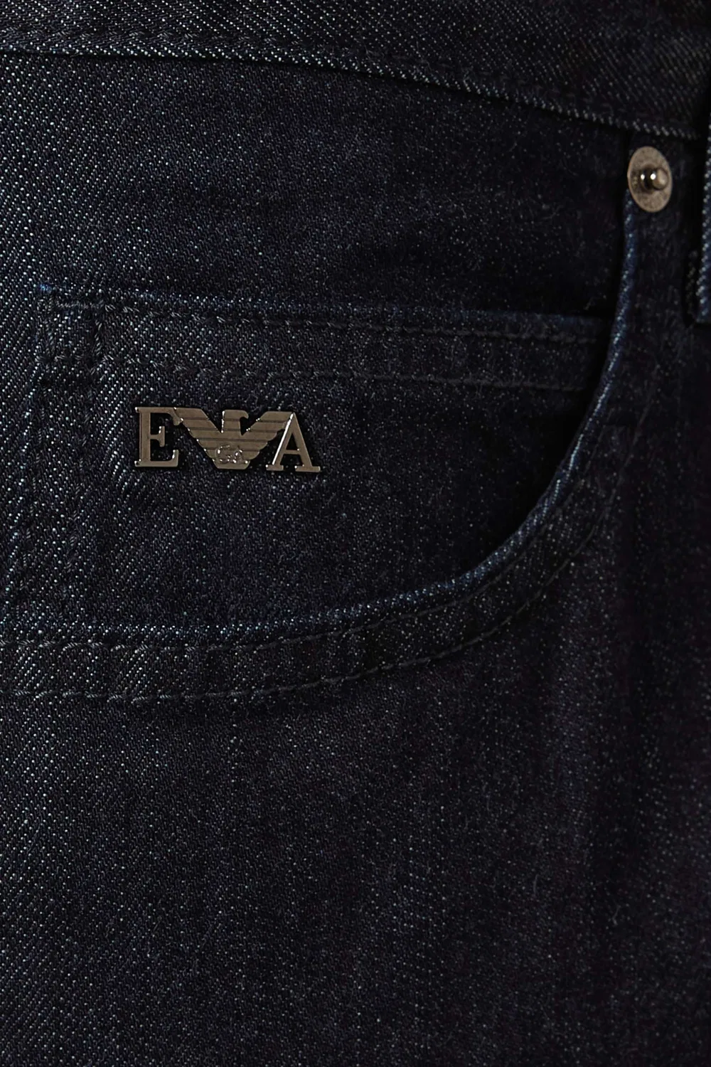 Джинсы прямого кроя J45 Emporio Armani, синий — фото 4
