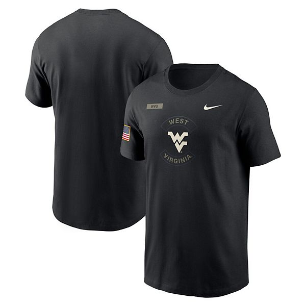 

Мужская черная футболка West Virginia Mountaineers 2025 Military Appreciation Performance Nike