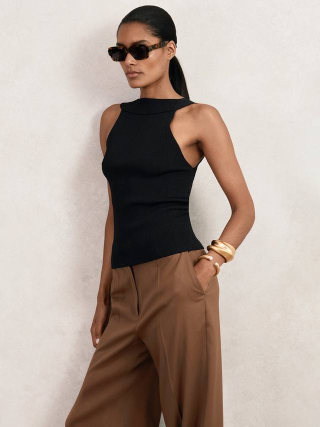 

Майка Maisie с низкой спинкой Reiss, Black