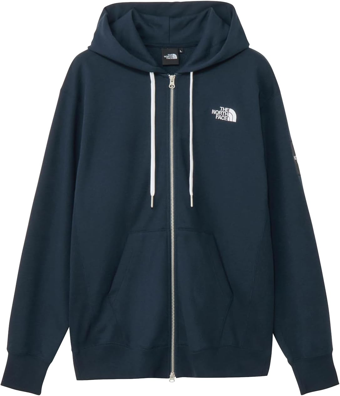 

Толстовка на молнии с квадратным логотипом The North Face, унисекс, для взрослых, темно-синий