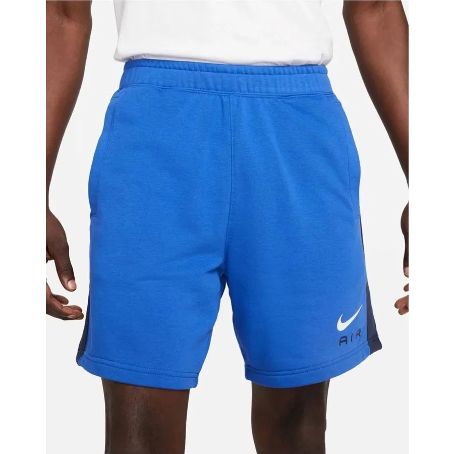 Шорты спортивные с эластичным поясом Nike Sportswear Swoosh Air French Terry, Синий — фото 2