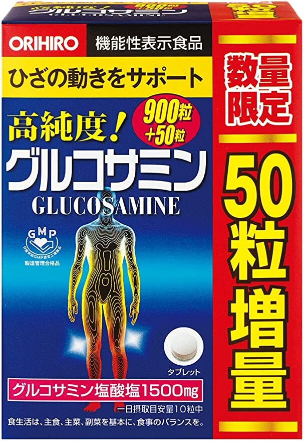 

Добавка Orihiro Glucosamine, 950 таблеток
