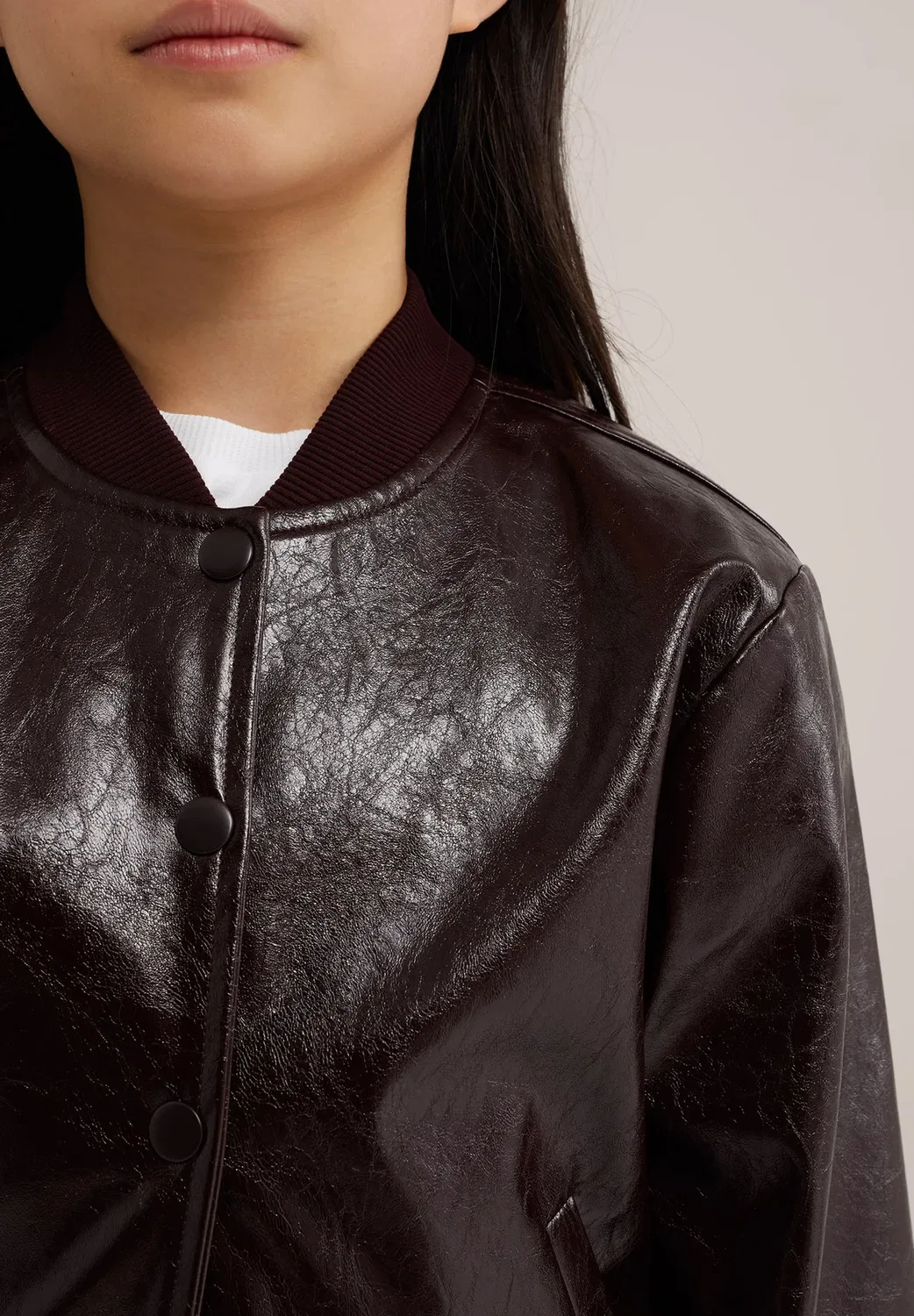 Куртка-Бомбер We Fashion, Burgundy Red — фото 3