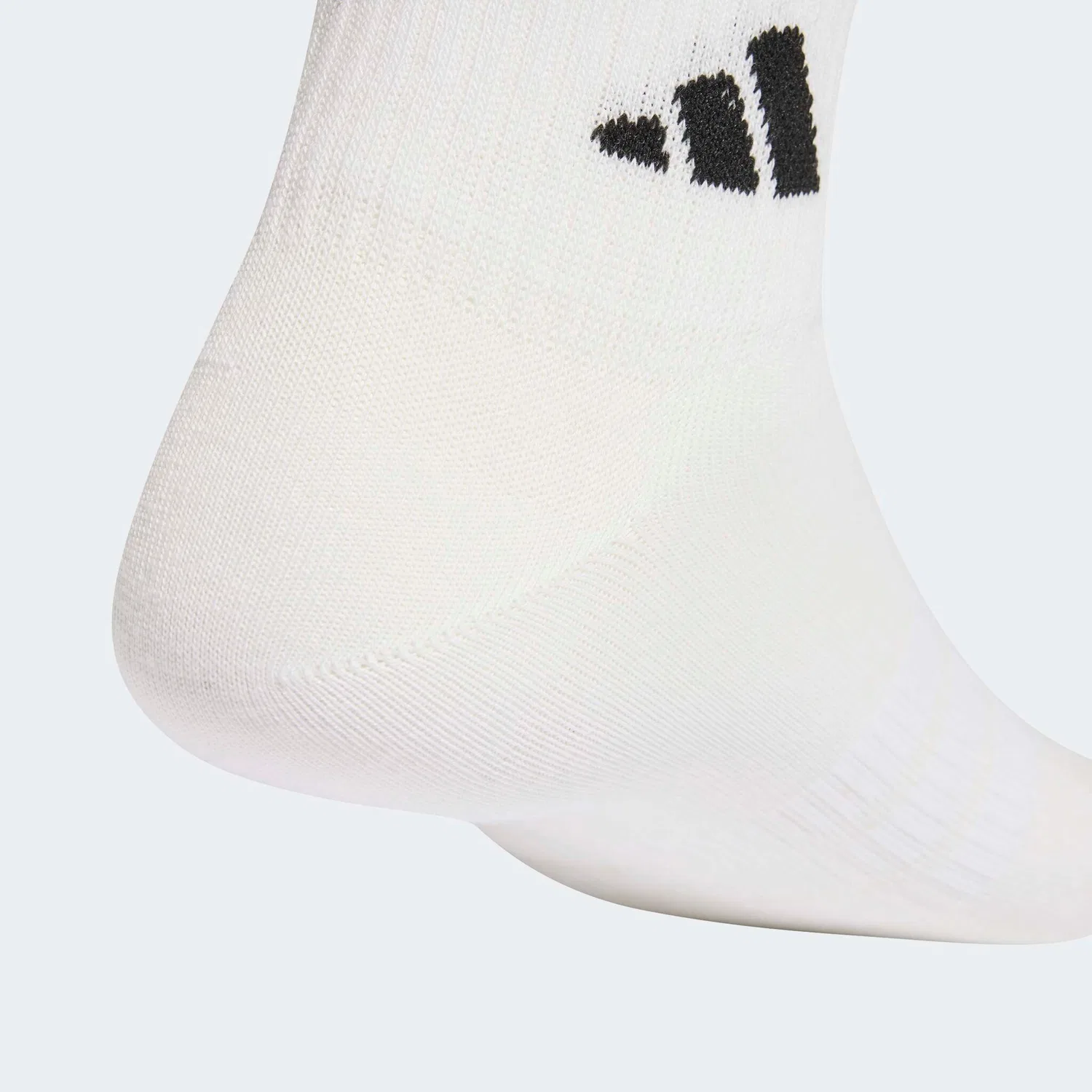 Женские носки-невидимки 3 пары Adidas Performance, White/White/Black — фото 3