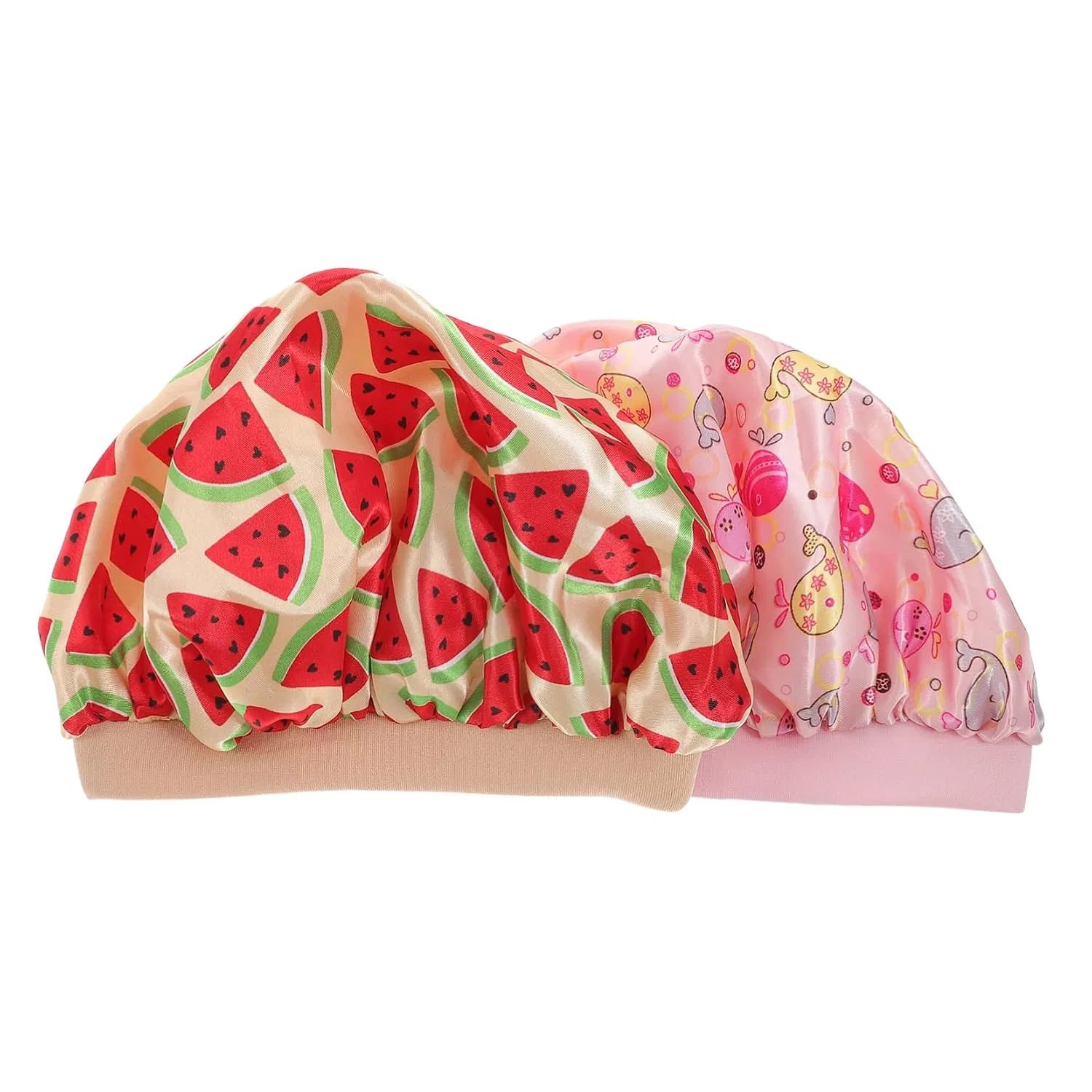 Шапочка для душа Satin, 2 шт, Rosa, Wassermelone Sherchpry